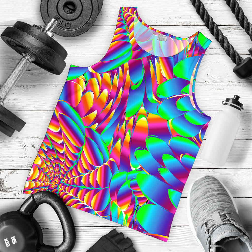 Psychedelic Trippy Pattern Men Tank Top