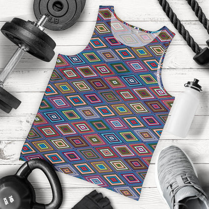 Southwestern Design Men Tank Top
