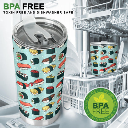 Sushi Pattern Design Tumbler