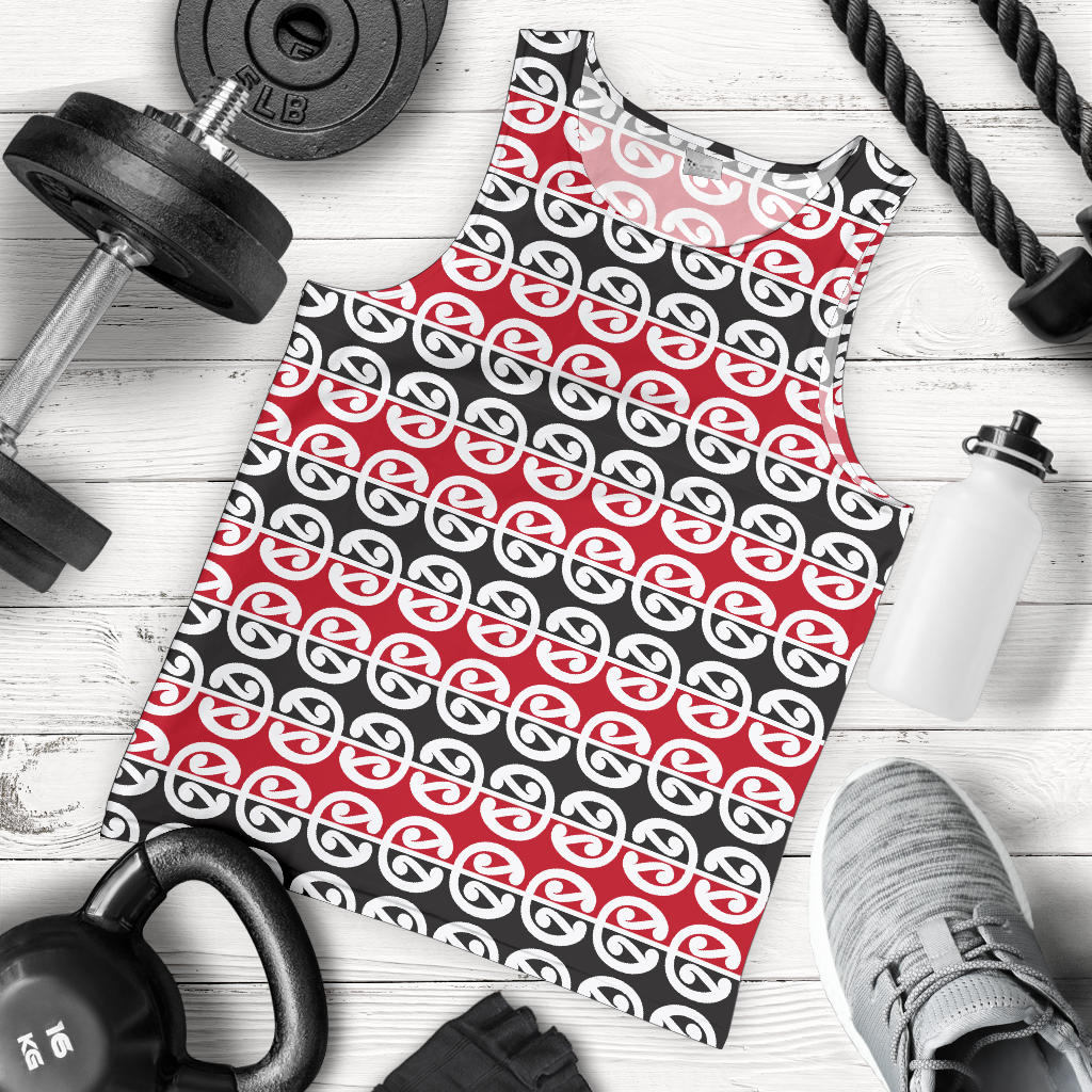 Maori Classic Themed Design Print Men Tank Top