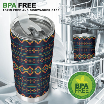 Southwest American Design Themed Print Tumbler