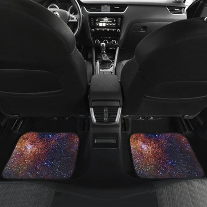 Celestial Milky way Galaxy Car Floor Mats Front Back