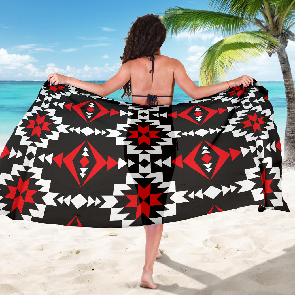 Navajo Pattern Print Design A02 Sarong Pareo Wrap