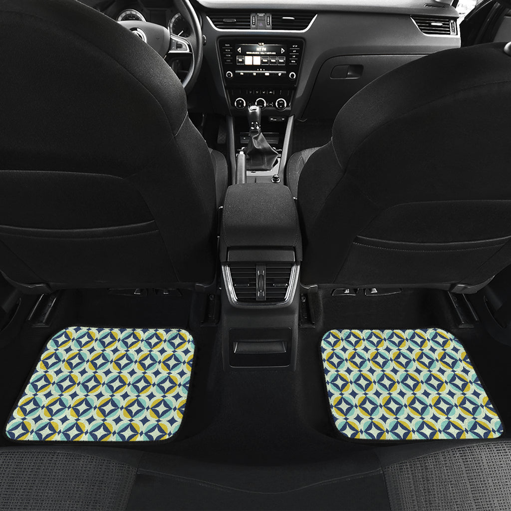 Swedish Design Pattern Car Floor Mats Front Back