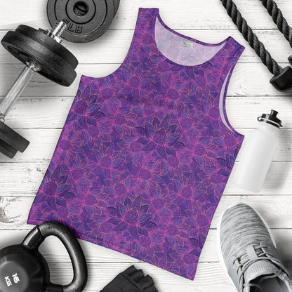Bohemian Lotus Mandala Style Men Tank Top