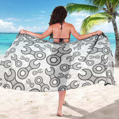 Mechanic Pattern Print Design 05 Sarong Pareo Wrap