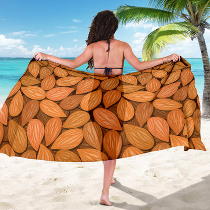 Almond Pattern Print Design 01 Sarong Pareo Wrap