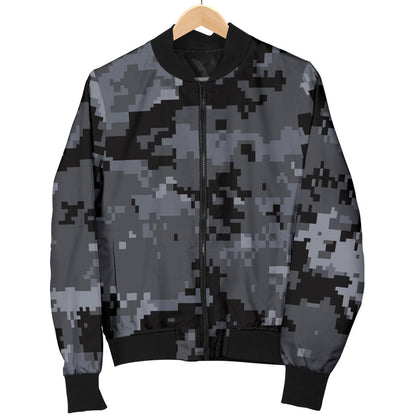ACU Digital Black Camouflage Men Bomber Jacket