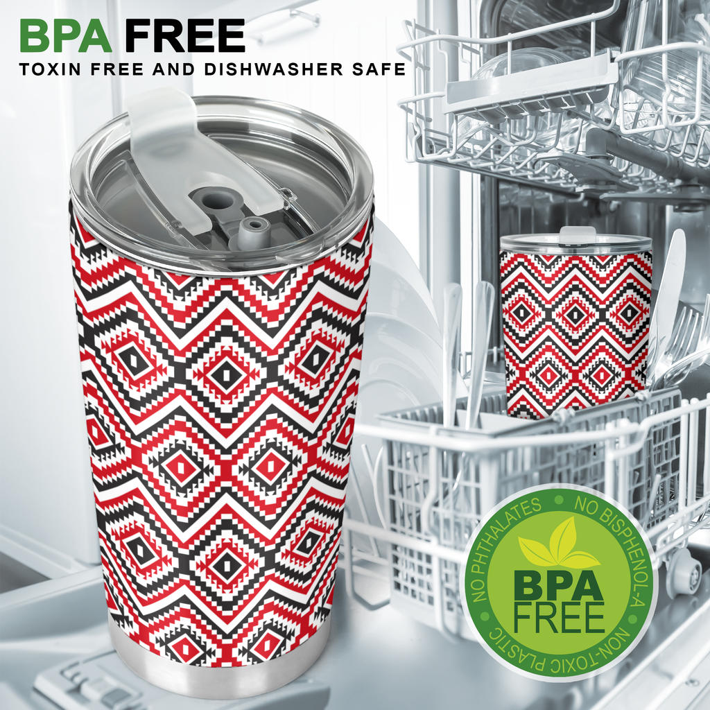 Native American Themed Tribal Print Tumbler