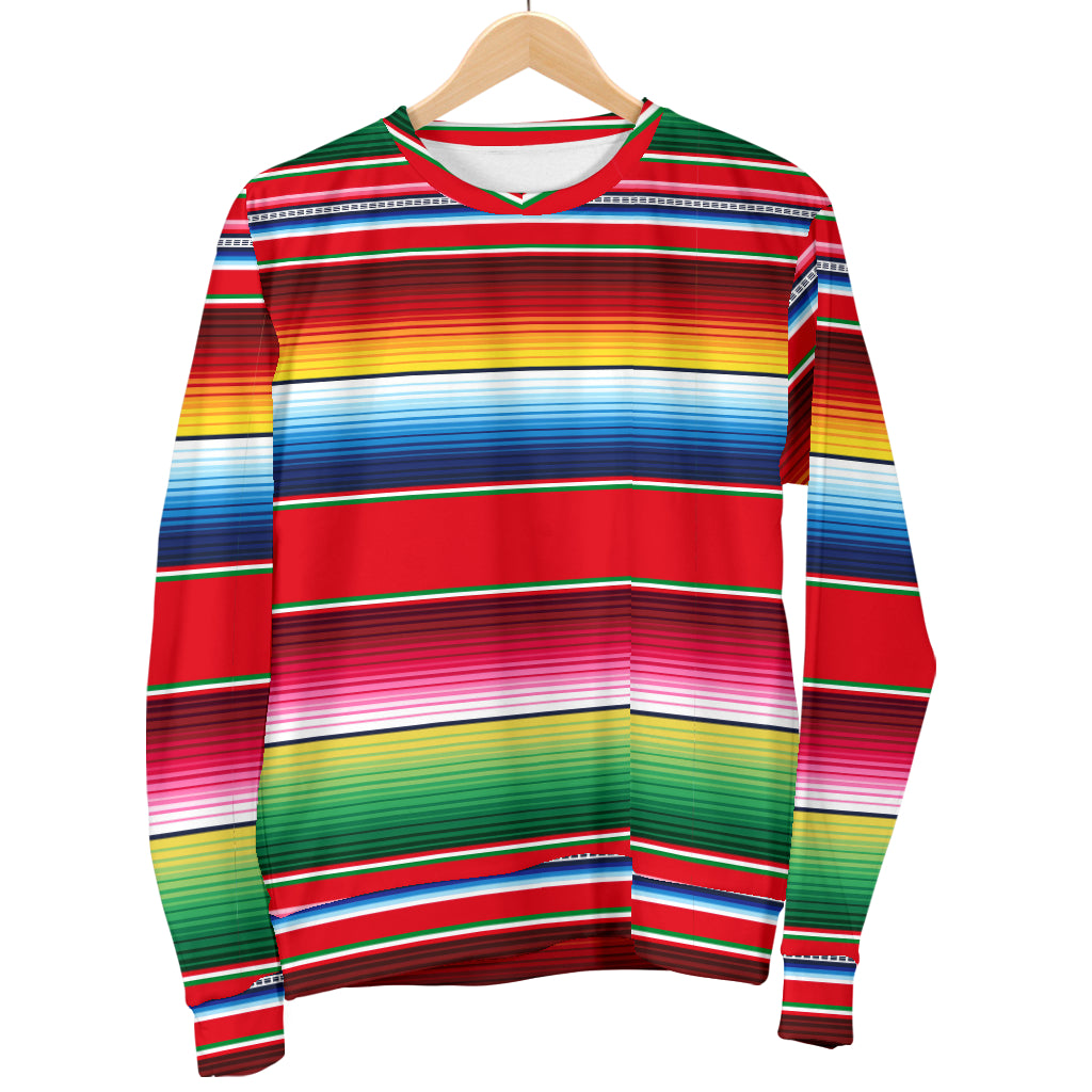 Serape Pattern Women Long Sleeve Sweatshirt
