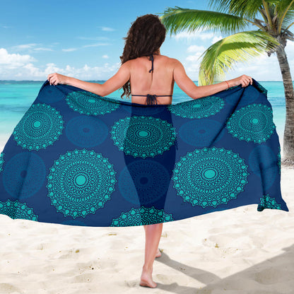 Medallion Pattern Print Design 04 Sarong Pareo Wrap