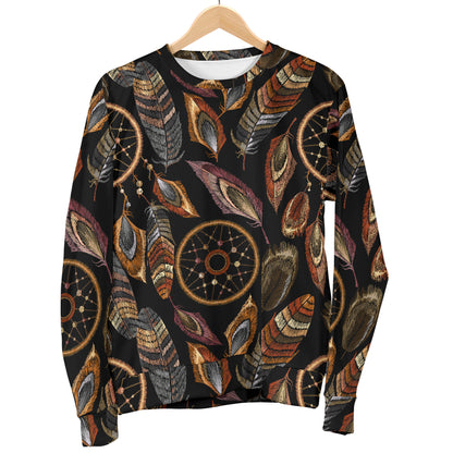 Dream catcher embroidered style Women Long Sleeve Sweatshirt