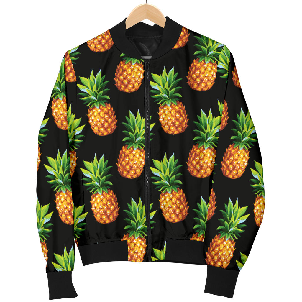Pineapple Cute Print Design Pattern Men Bomber Jacket