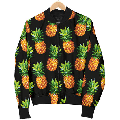 Pineapple Cute Print Design Pattern Men Bomber Jacket