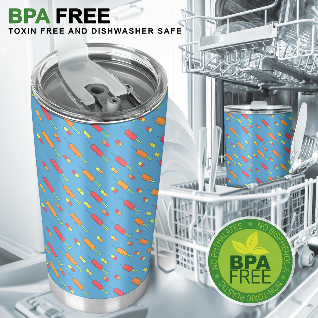 Phlebotomist Medical Pattern Tumbler
