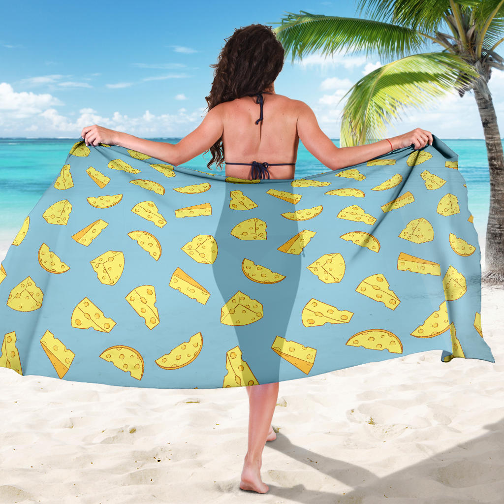 Cheese Pattern Print Design 04 Sarong Pareo Wrap