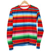 Serape Print Men Long Sleeve Sweatshirt