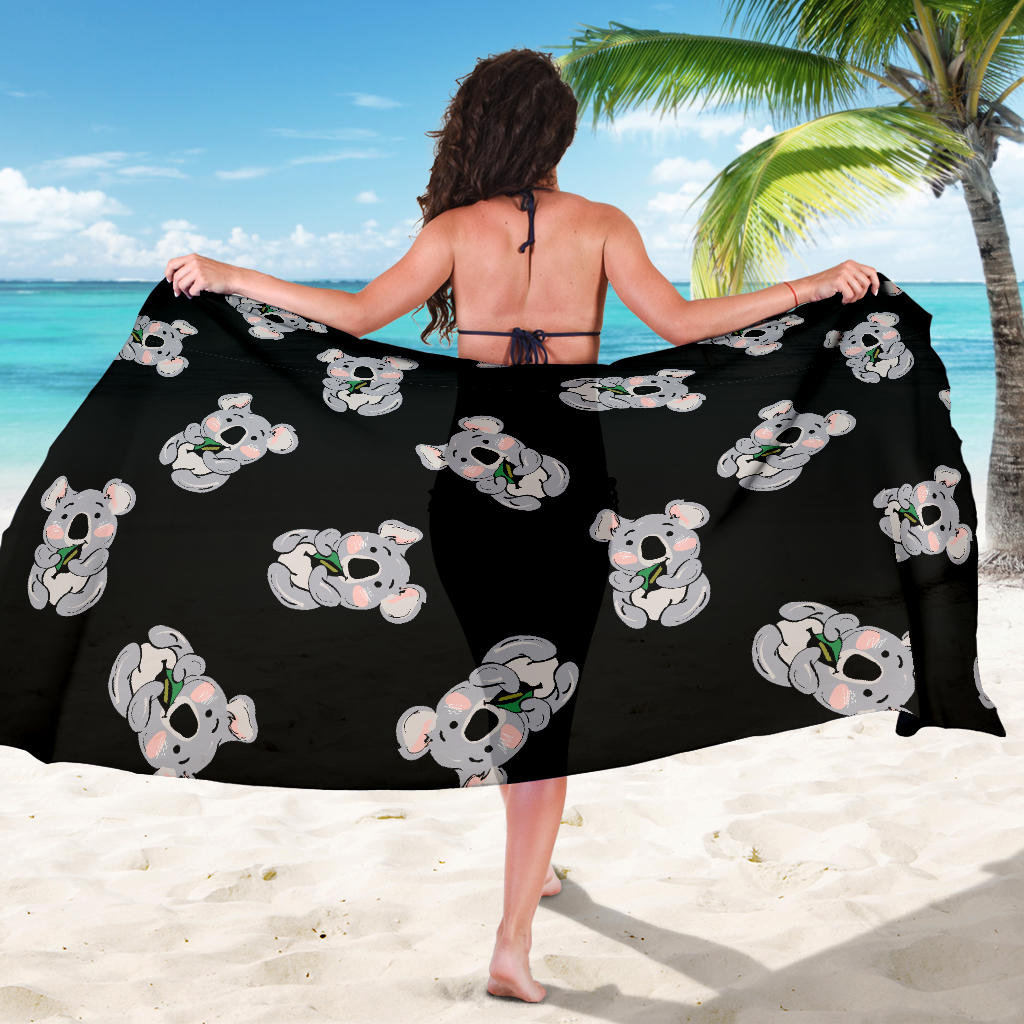 Koala Pattern Print Design 05 Sarong Pareo Wrap