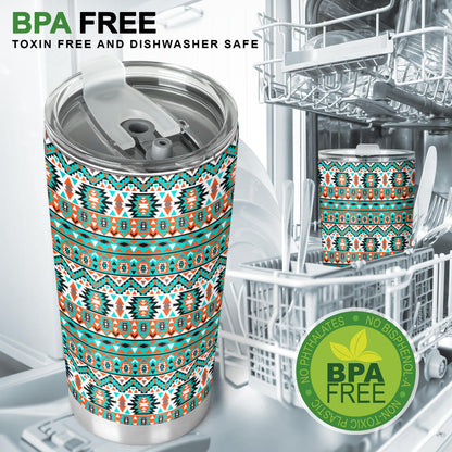 Indian Navajo Ethnic Themed Design Print Tumbler