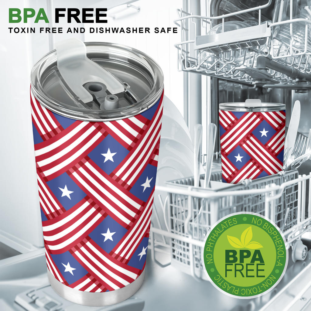 American flag Pattern Tumbler