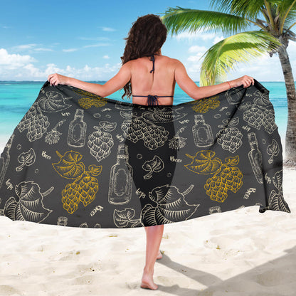 Hope Pattern Print Design 01 Sarong Pareo Wrap