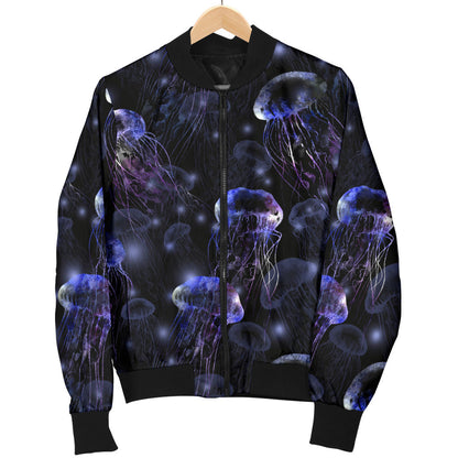Jellyfish Themed Men Bomber Jacket