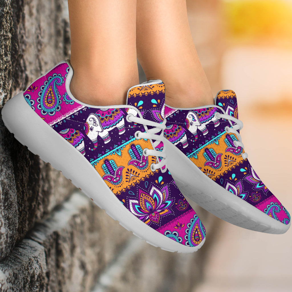 Boho Indian Style Pattern Athletic Shoes