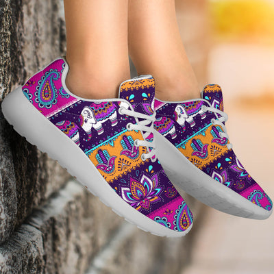 Boho Indian Style Pattern Athletic Shoes