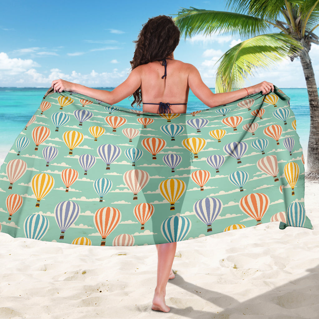 Ballon Pattern Print Design 01 Sarong Pareo Wrap