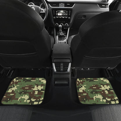 ACU Digital Army Camouflage Car Floor Mats Front Back