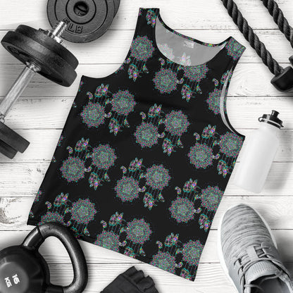 Dream Catcher Colorful Hand Draw Men Tank Top