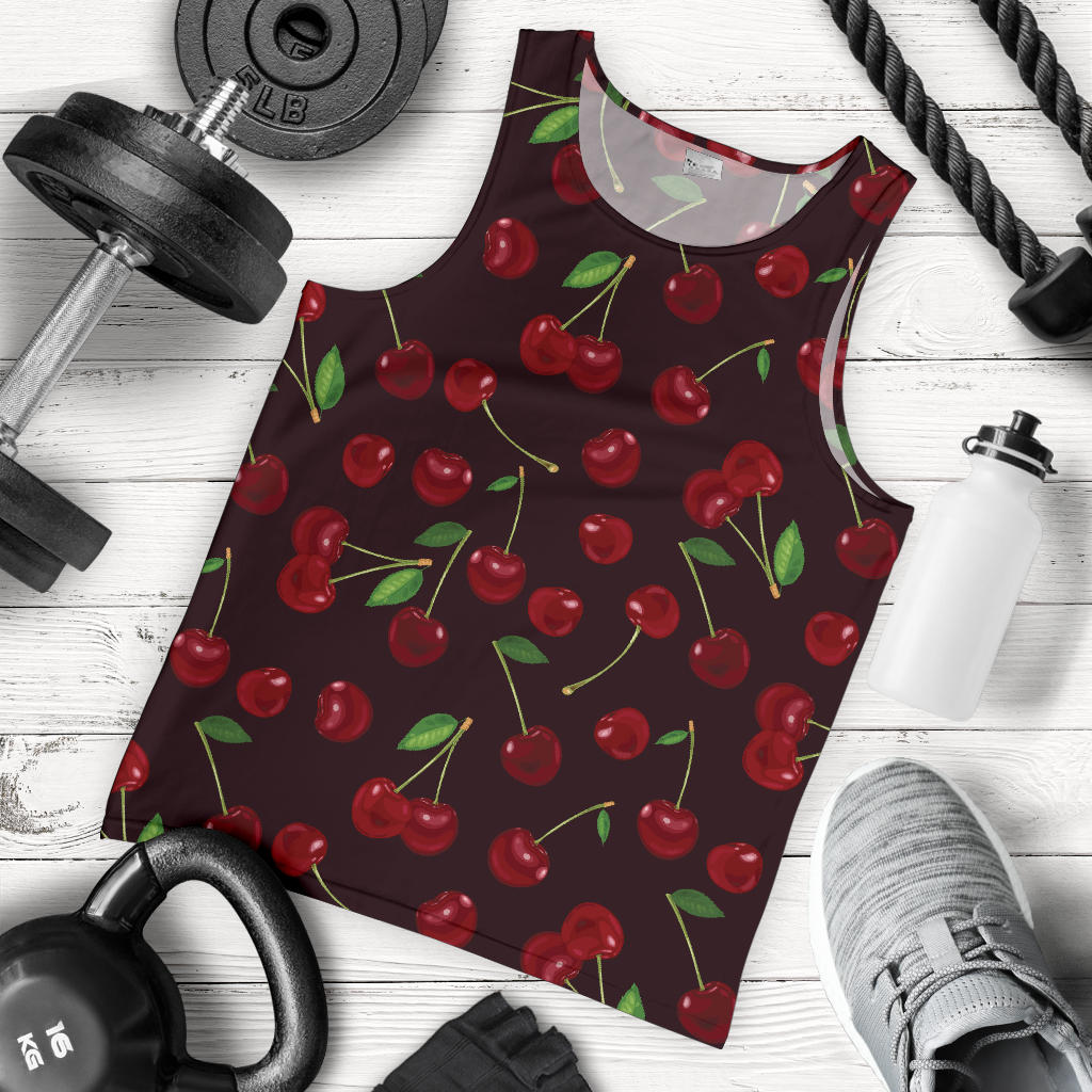 Cherry Fresh Pattern Men Tank Top
