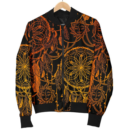 Dream catcher Sun and Moon Men Bomber Jacket