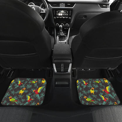 Parrot Themed Print Car Floor Mats Front Back
