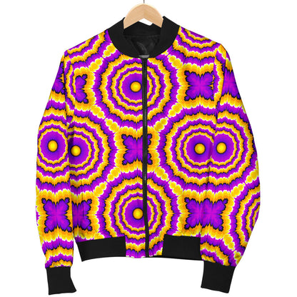 Optical illusion Expansion Men Bomber Jacket