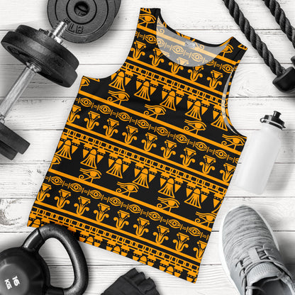 Eye of Horus Tribal Egypt Pattern Men Tank Top