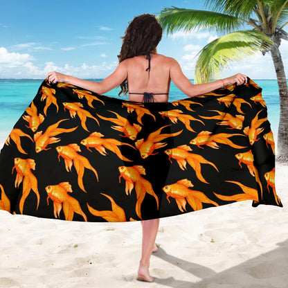 Goldfish Pattern Print Design 03 Sarong Pareo Wrap