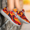 Flame Fire Print Pattern Athletic Shoes
