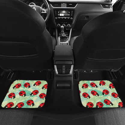 Ladybug Cute Print Pattern Car Floor Mats Front Back
