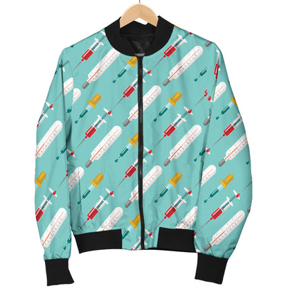 Phlebotomist Medical Print Men Bomber Jacket