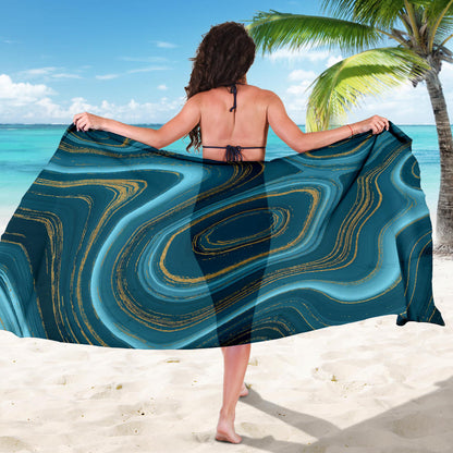 Liquid Pattern Print Design 04 Sarong Pareo Wrap