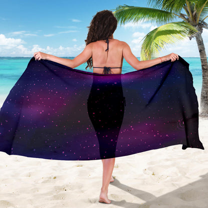 Night sky Pattern Print Design A04 Sarong Pareo Wrap