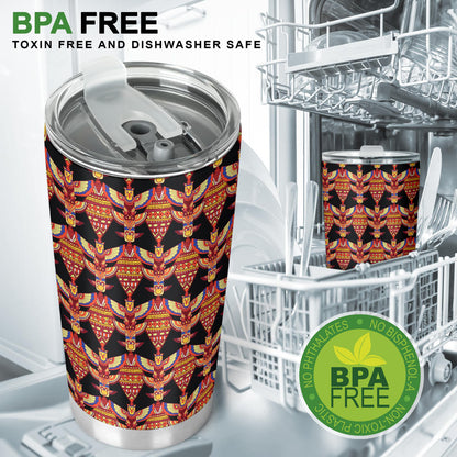 Totem Pole Print Tumbler