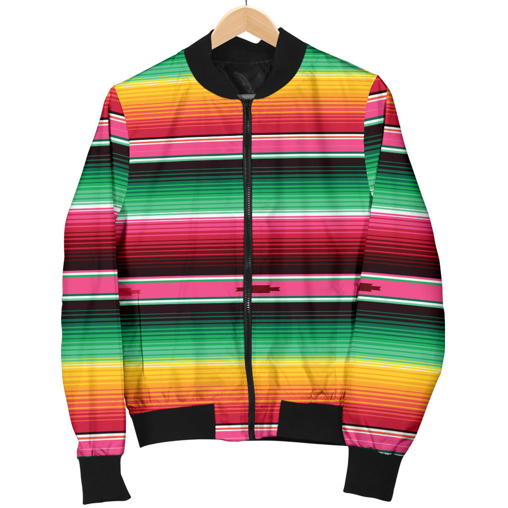 Mexican Blanket Classic Print Pattern Men Bomber Jacket