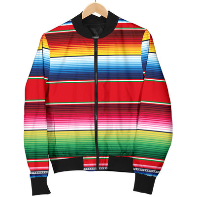 Serape Pattern Men Bomber Jacket