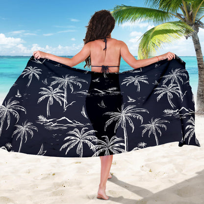 Pacific island Pattern Print Design A02 Sarong Pareo Wrap