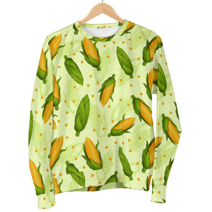 Agricultural Fresh Corn cob Print Pattern Women Long Sleeve Sweatshirt