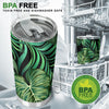 Green Fresh Tropical Palm Leaves Tumbler