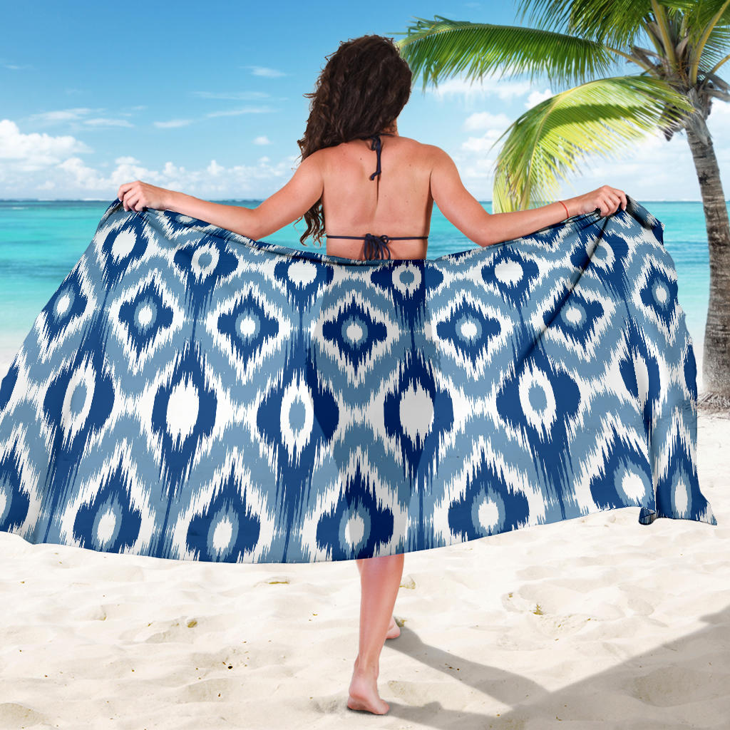 Ikat Pattern Print Design 03 Sarong Pareo Wrap