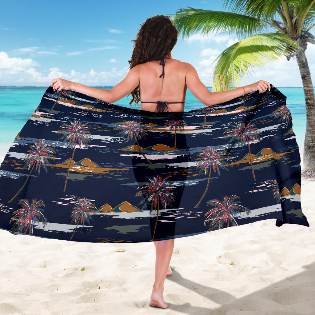 Pacific island Pattern Print Design A06 Sarong Pareo Wrap